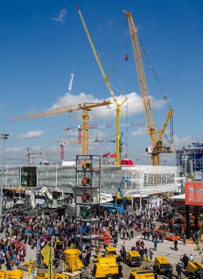 Silný růst německého stavebnictví nadále pokračuje. Foto: Messe München